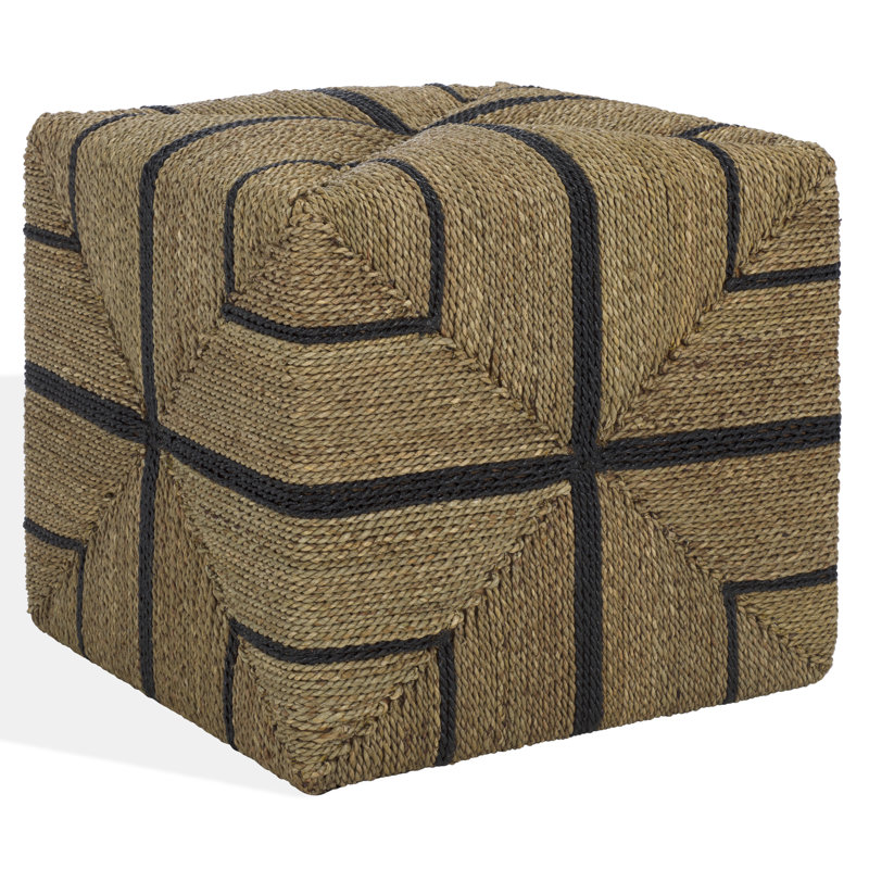 Liatasha Woven Seagrass Ottoma