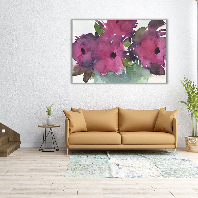Floral Pretty II - reproduction d'art sur toile, H 20 po x l 30 po