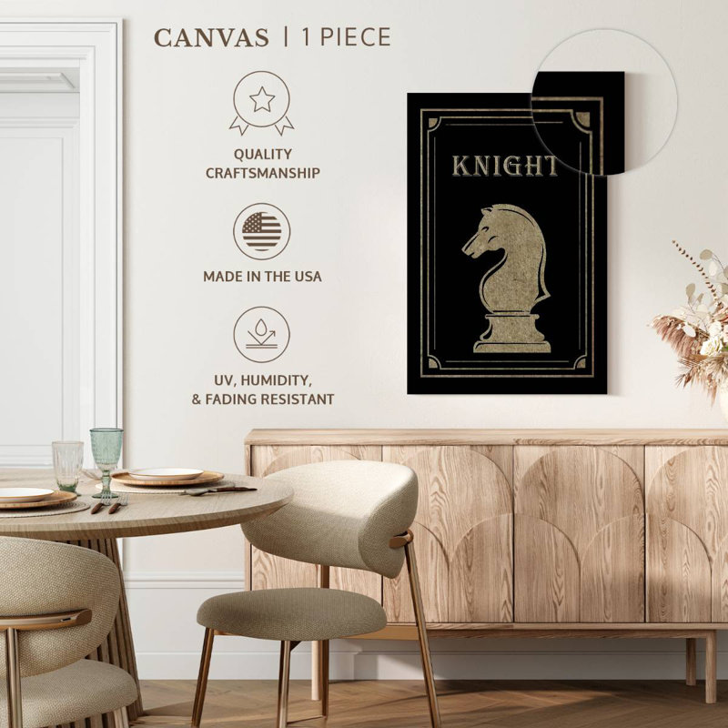 Senne Chess Knight, 45" H x 30" W