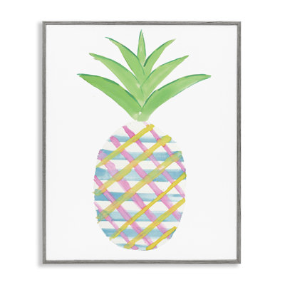 Giclée à carreaux, ananas, par Julie DeRice