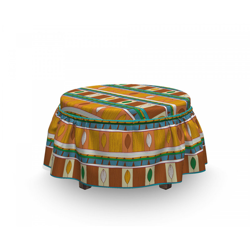 Housse pour repose-pieds native et motif