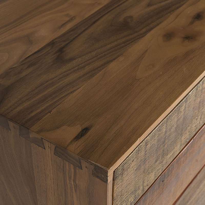 Thomas Bina Solid Wood Accent Cabinet, Brown