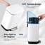 Poubelle en acier inoxydable avec couvercle, poubelle à pression, pour cuisine, bureau à domicile, chambre à coucher, salon-121147089