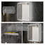 Armoire à pharmacie 30 "36" à miroir intelligent avec sortie Gfci et gradation continue rétroéclairée et anti-buée pour salle de bain