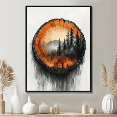 Oritz White Pure Mountain Nature Landscape III - impressions encadrées paysage