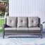 75" Wide Outdoor Patio Sofa with Cushions-88609909-88609912