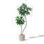 Arbre de luxe luxueux et haut de gamme imitant un grand parasol à feuilles pour la décoration de salon Bonsai-1314237736