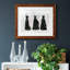 Noir et bling I - peinture encadrée-292251395-292251402-292388892