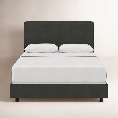 Lit tapissier standard en coton Marquise