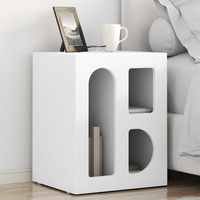 40cm W Manufactured Wood Bedside Table