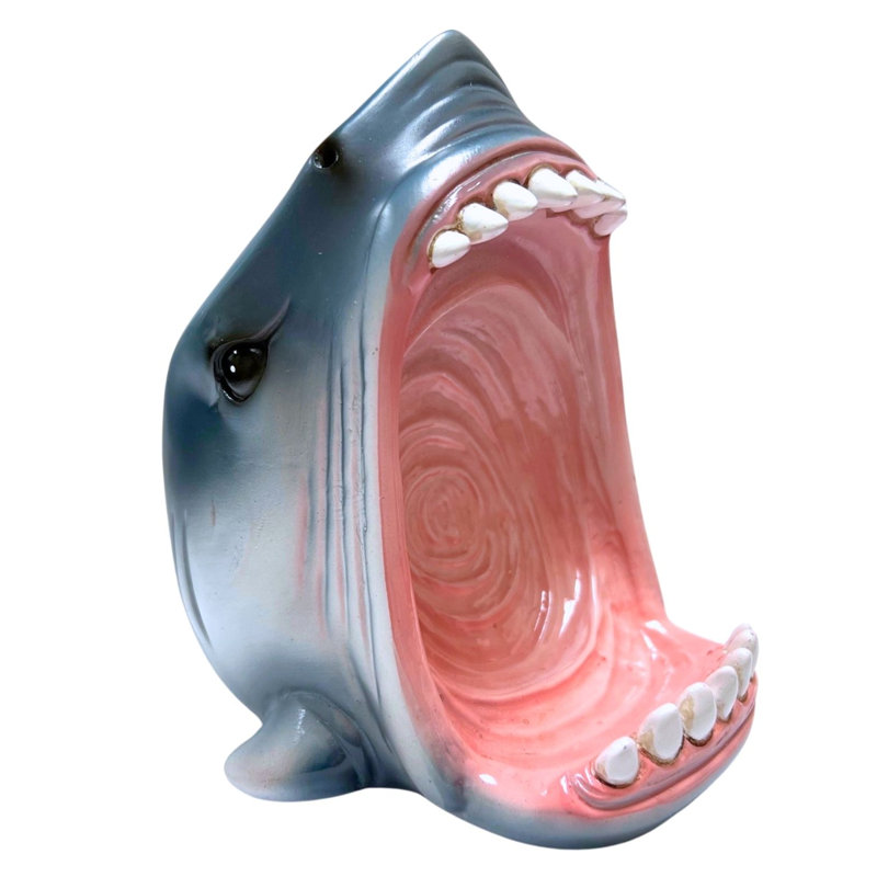 Support de bureau en résine pour téléphone portable Shark