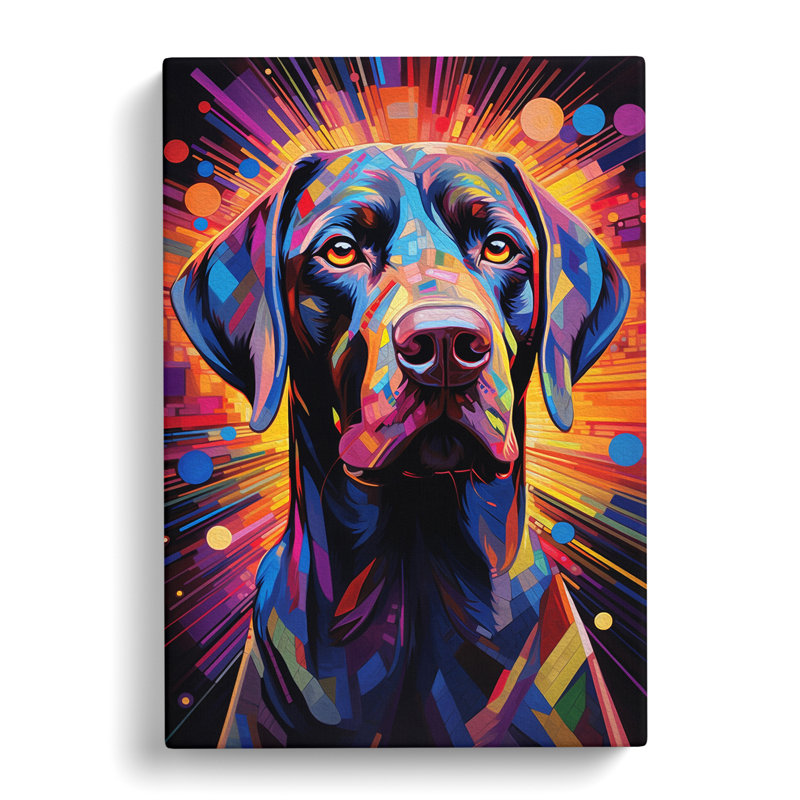Labrador Retriever Futurism - No Frame Print, 60cm H x 40cm W x 3cm D