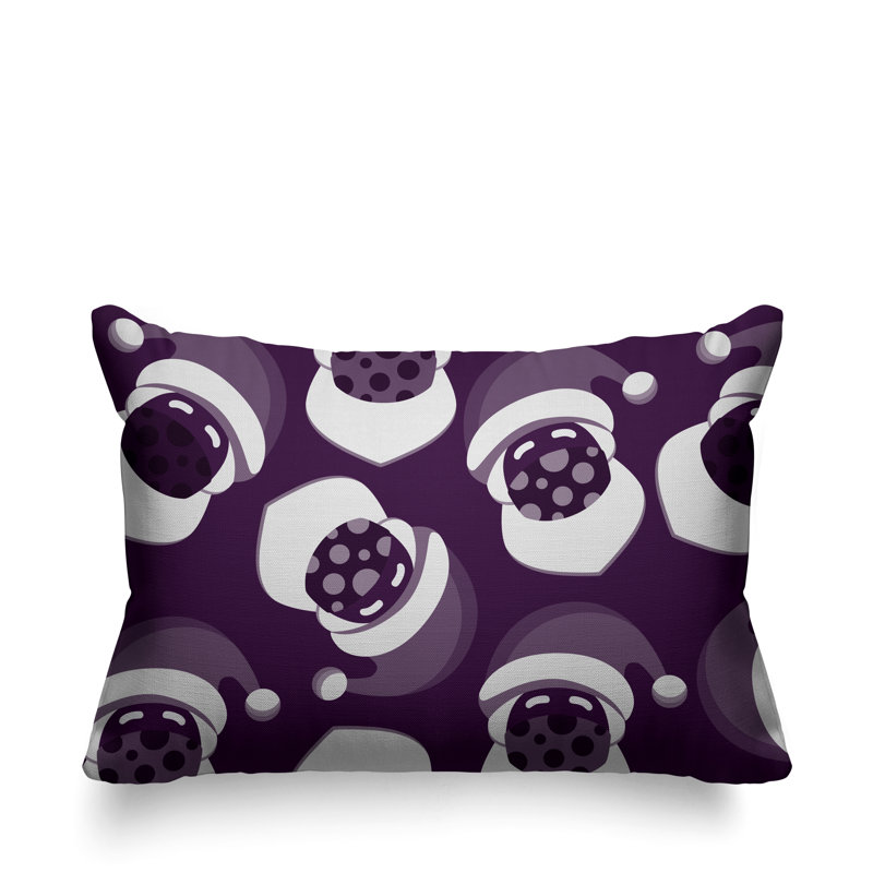 Coussin intérieur / extérieur Santa Claus, Mauve
