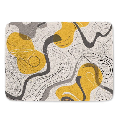 Tapis de bain en microfibre / microsuède Luljeta
