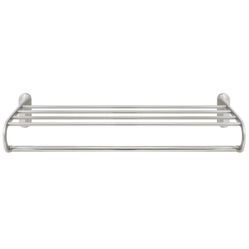 Étagère murale Lollar, Nickel satiné
