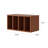Modern Wooden Bookcase With Storage Cabinet