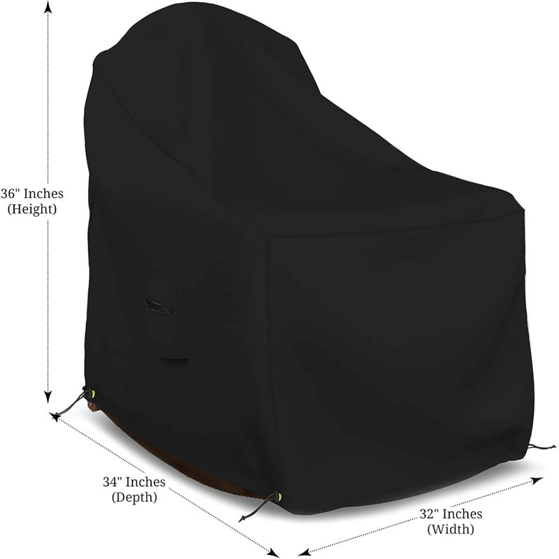 Outdoor Patio Chair Cover, 91.4cm H x 81.3cm W x 86.4cm D