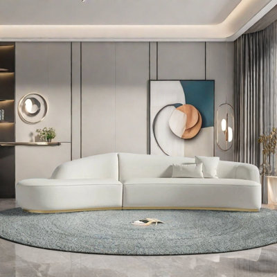 Simple Light Luxury Curved Sofa