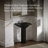 Devonshire Ceramic 25" Pedestal Bathroom Sink with Overflow-10941075-19195639