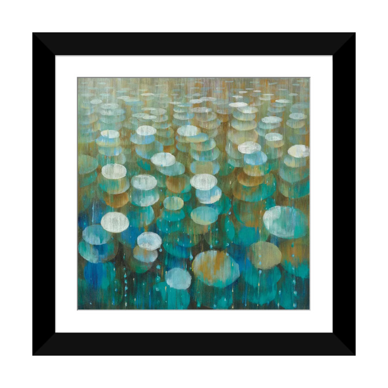 Rain Drops, reproduction d'art sur toile tendue, Toile tendue, Blanc, H 24 po x l 24 po x P 1 po