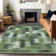 Premium Machine Washable Prisco Olive Rug