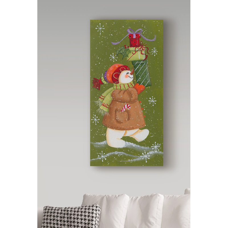 « balancing act cadeaux », art sur toile, H 47 po x l 24 po x P 2 po