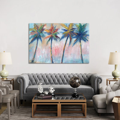 «Color Pop Palms» par Nan - impression