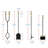 Verrett Iron Fireplace Tool Set-508439269-508439270