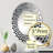 Shattered Grey Stone Geode Minimalism III - Polka Dot Wall Mirror-96239755