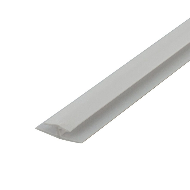 1/8 po | Moulure de séparation en ABS | Pro Pack Plus: (25) pièces de 8 pieds de long, Blanc