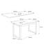Extendable table ARTON II  140 cm, "U" legs-1803918444-1803918442