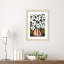 «Galya Pastel Flower Impression No 9» par Treechild, impression sur bois encadrée-100477606-100477614