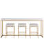 Love Joy Bliss 82'' W Stone Console Table