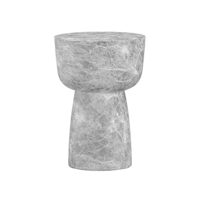 Table d'appoint intérieure / extérieure en faux marbre Chrisman