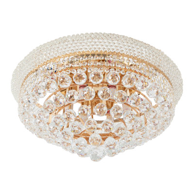 23.6X11.8" Crystal Ceiling Light
