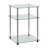 Beckett Glass Top End Table with Storage