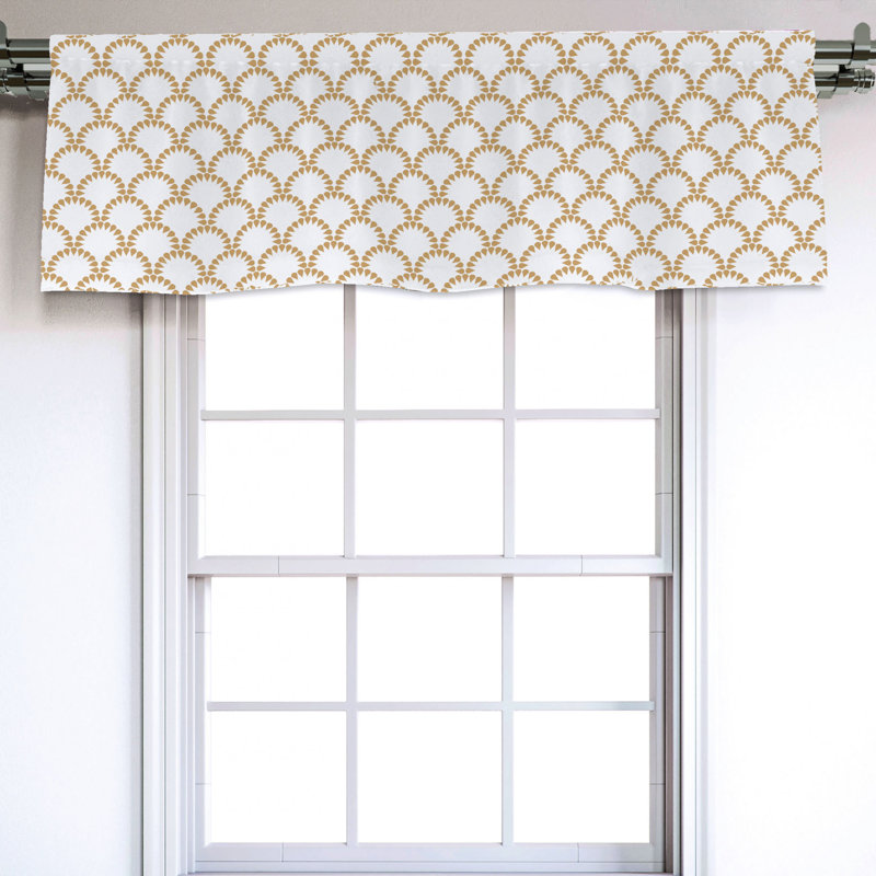 Sateen Ruffled Window Valance