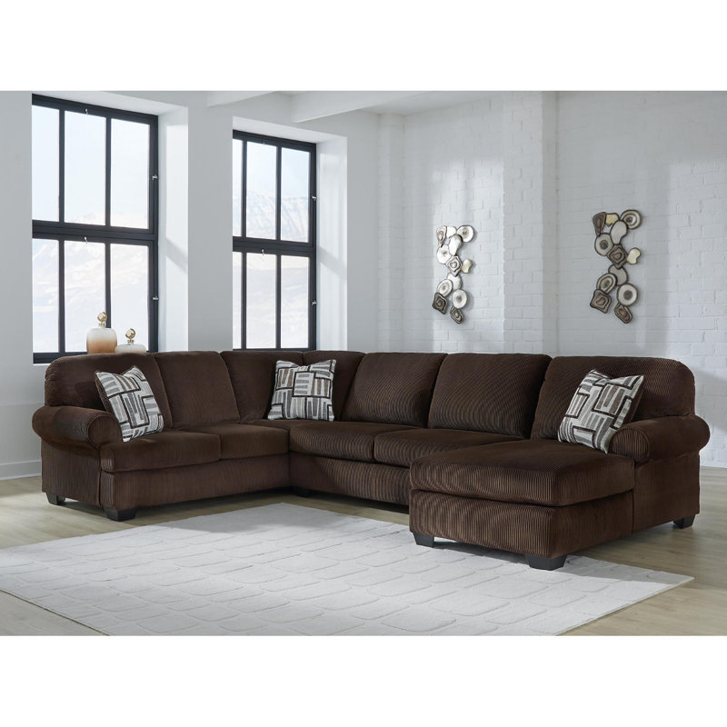 Maulik 3-Piece Sectional With Chaise, Left Hand Facing