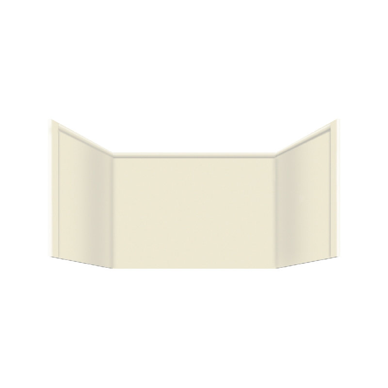 36'' W 36'' D Shower Base, Biscuit