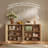 Designer 55'' Curved Three-dimensional Texture Sideboard-1063150398
