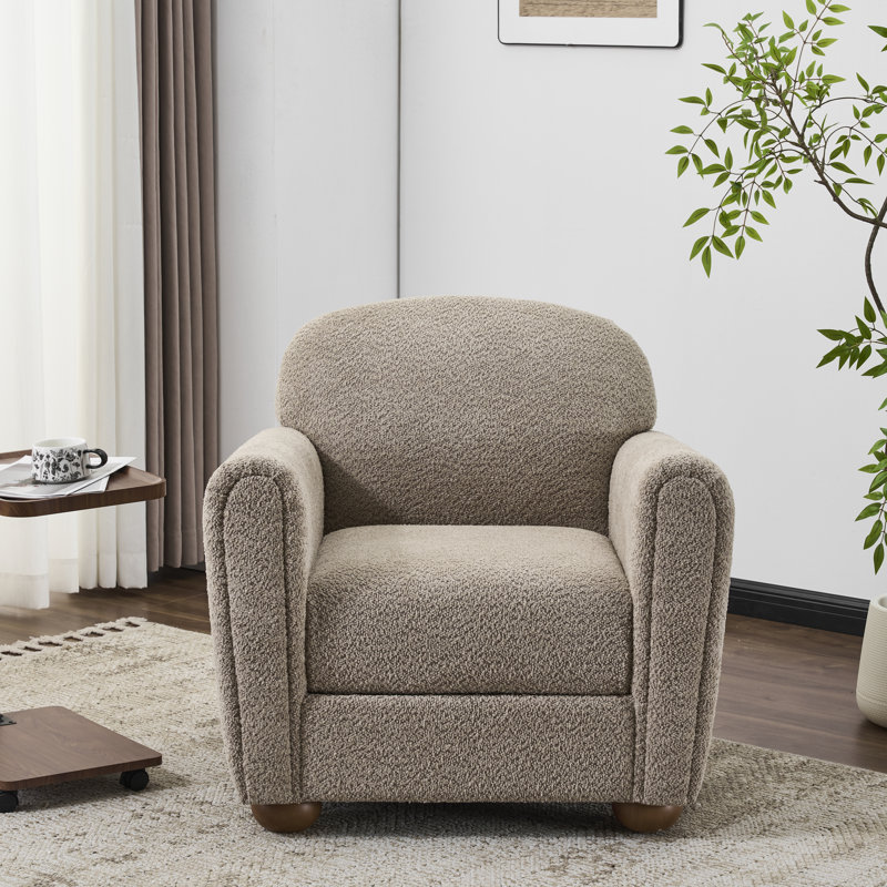 Fauteuil d'appoint Soren, Marron clair