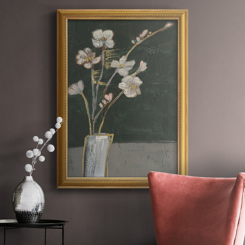 Nature morte texturée I, toile encadrée de qualité supérieure - prête à être accrochée, H 20 po x l 16 po x P 1 po