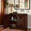 Buffet Mid-Century moderne en noyer foncé