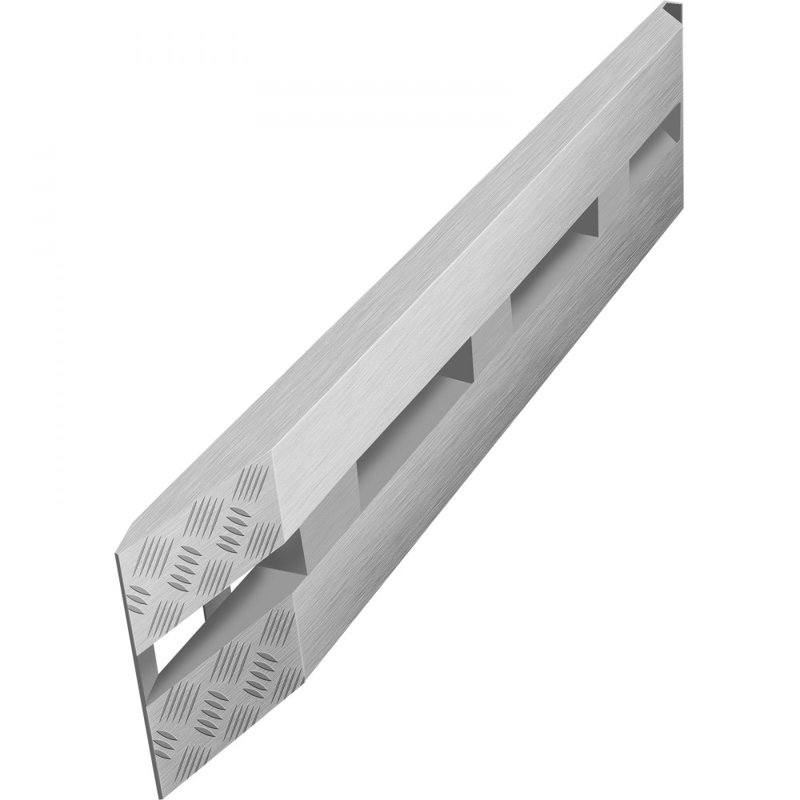 60'' X 12'' X 2.5''Aluminum Trailer Ramps 6000LBS Total Beavertail Hook End 1 Pair