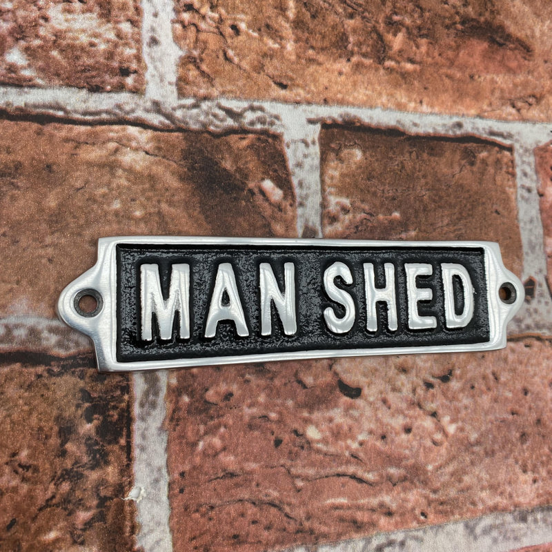 Eicher Cast Iron Man Shed Wall Sign
