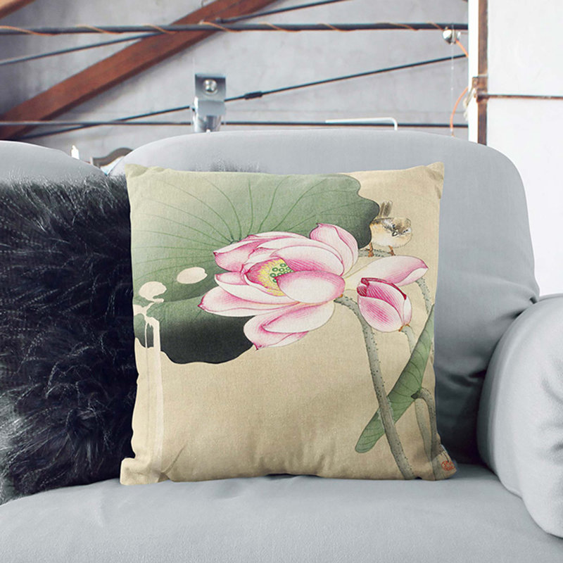 Square Cushion, 55cm H x 55cm W x 20cm D, Stone