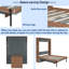 Lit escamotable avec bureau pliable Murphy-1731321910