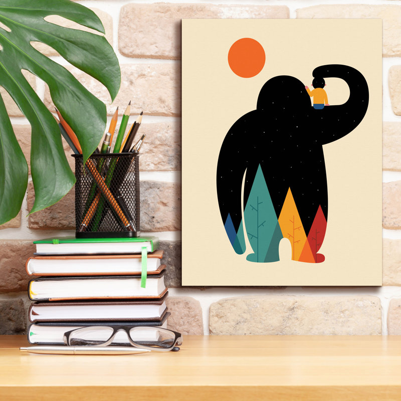 "Papa" par Andy Westface, H 16 po x l 12 po x P 0,75 po