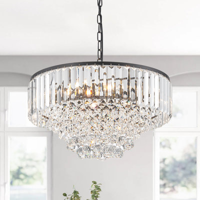 Mercer41 Dax 4-Tier Crystal Chandelier