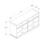 Commode 7 tiroirs en bois